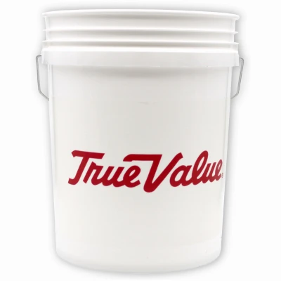 White Plastic Pail, 5-gallons
