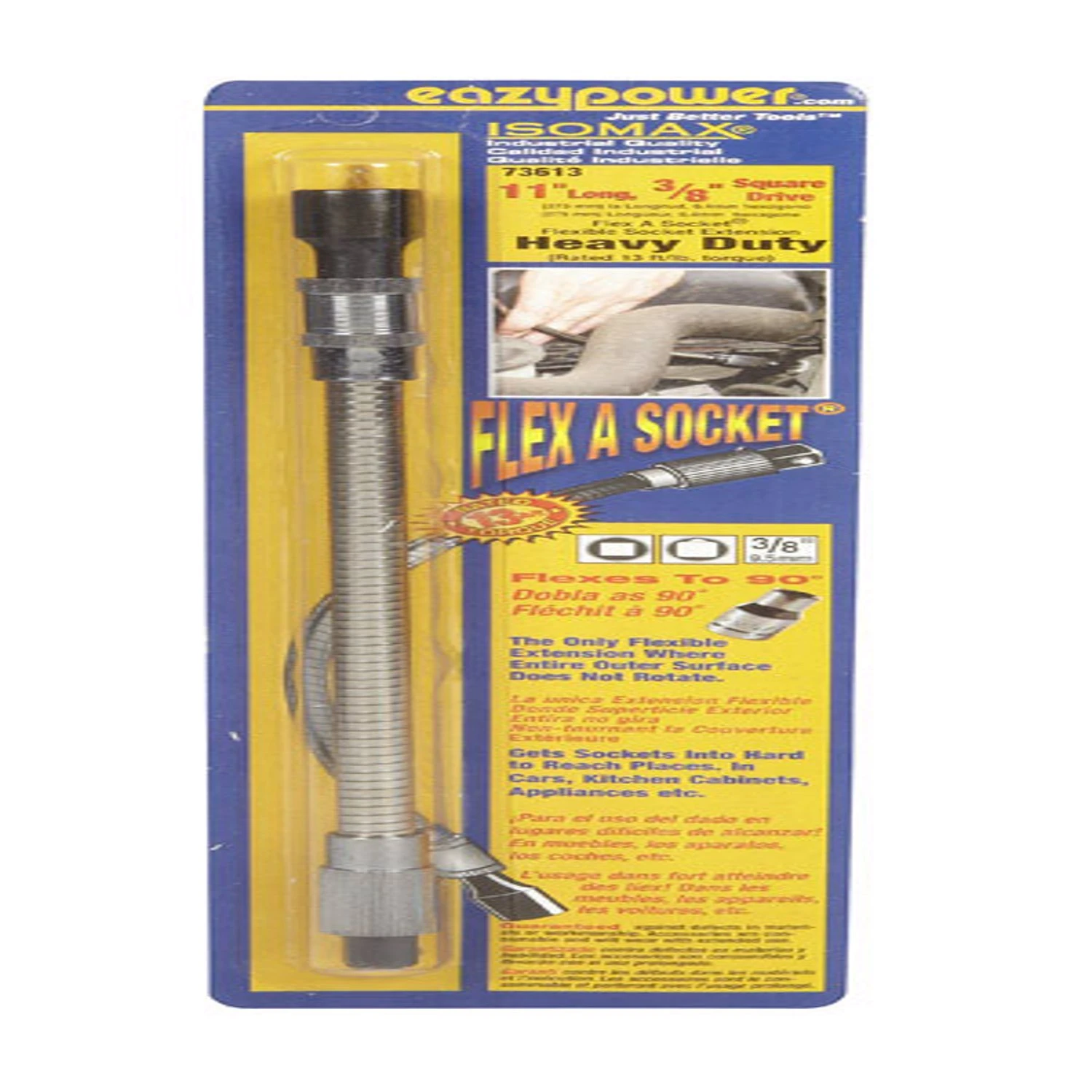 Flex-a-wrench 11 In. 3/8 In. Flexible Bit Extension For Heavy-duty Use