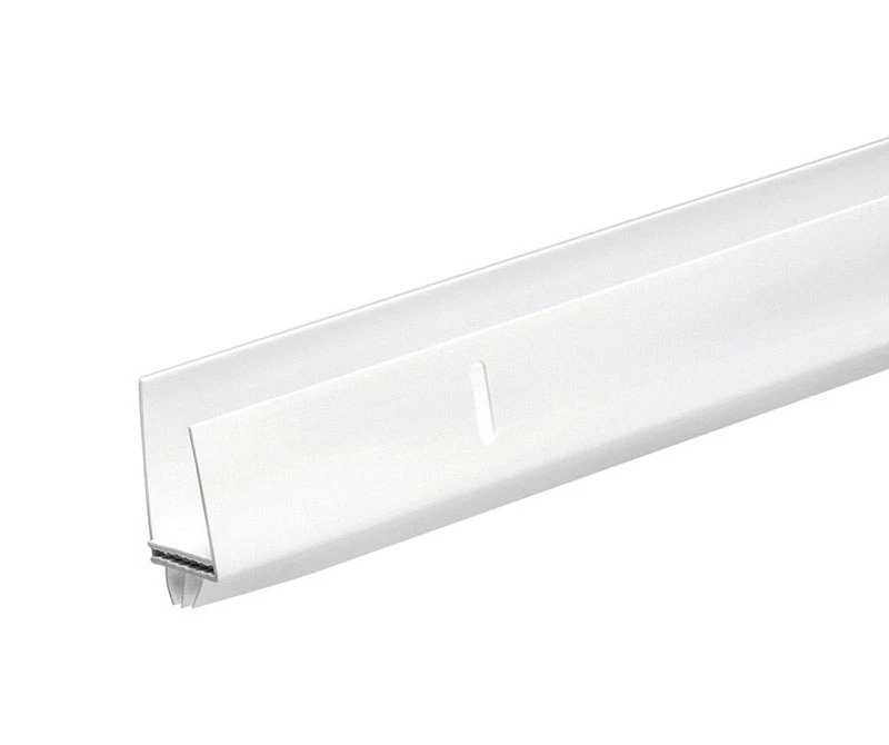 Adjustable White Storm Door Bottom, 1-1-1/2 In.