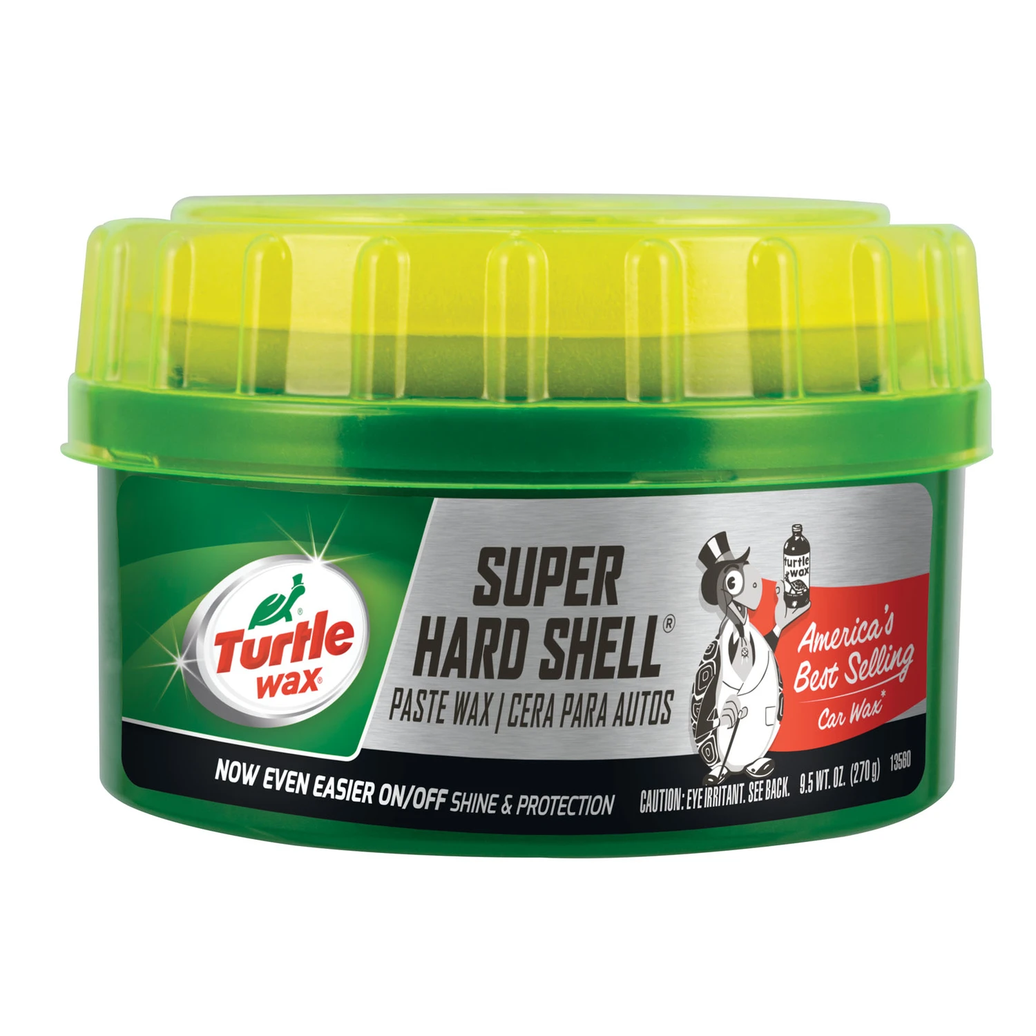 Hard Shell Paste Car Wax, 9.5 Ounce Container For Durable Vehicle Protection