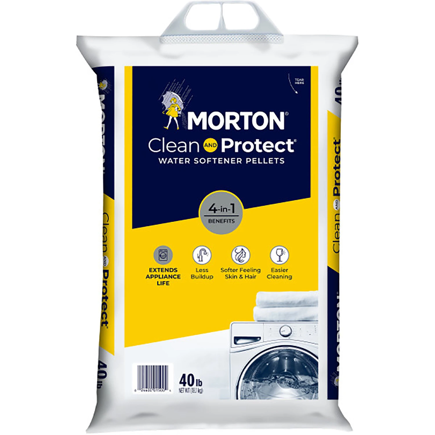 Clean And Protect Water Softening Pellets, 40 Pounds Bag