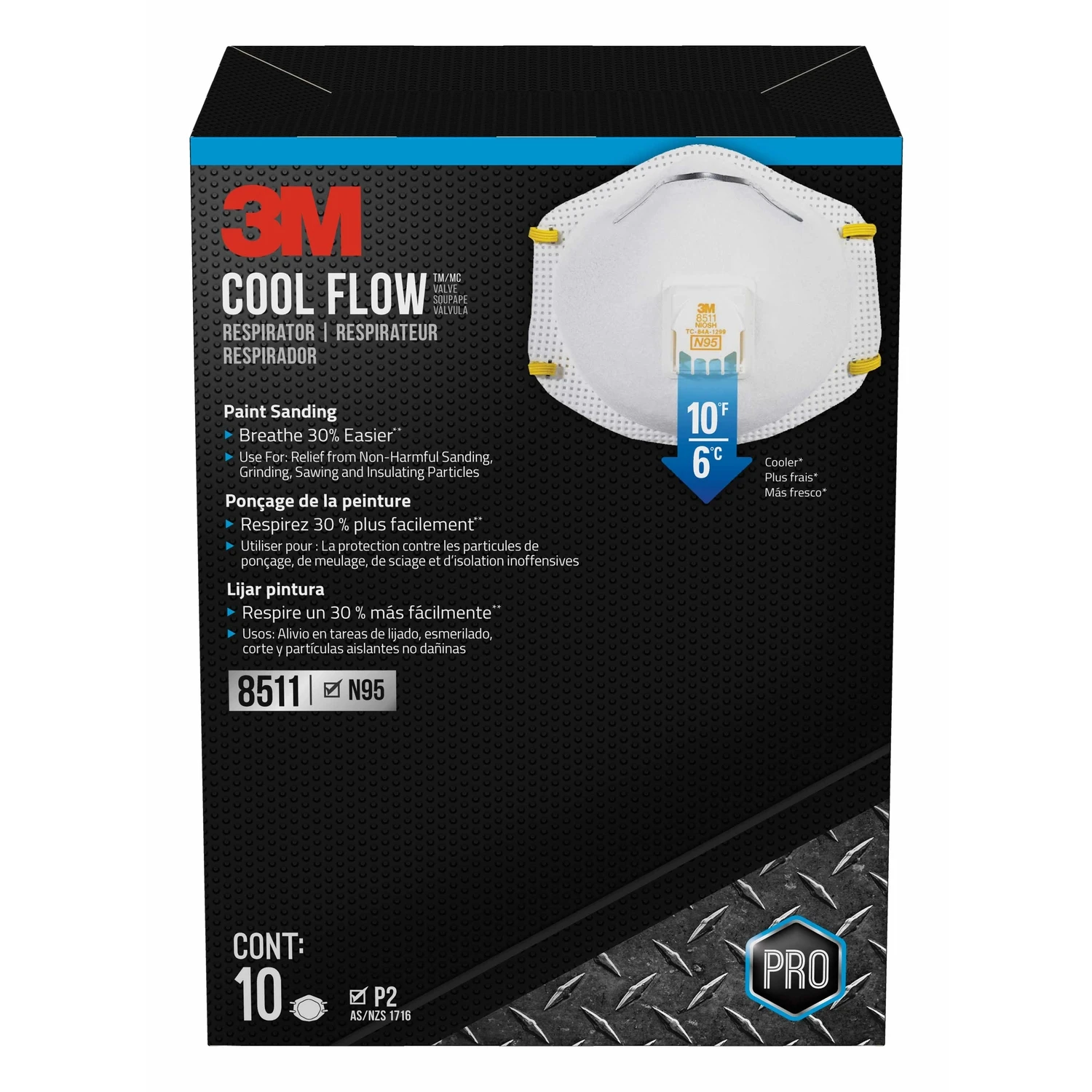 Tekk Protection Respirator Cool Valves, 10-pk.