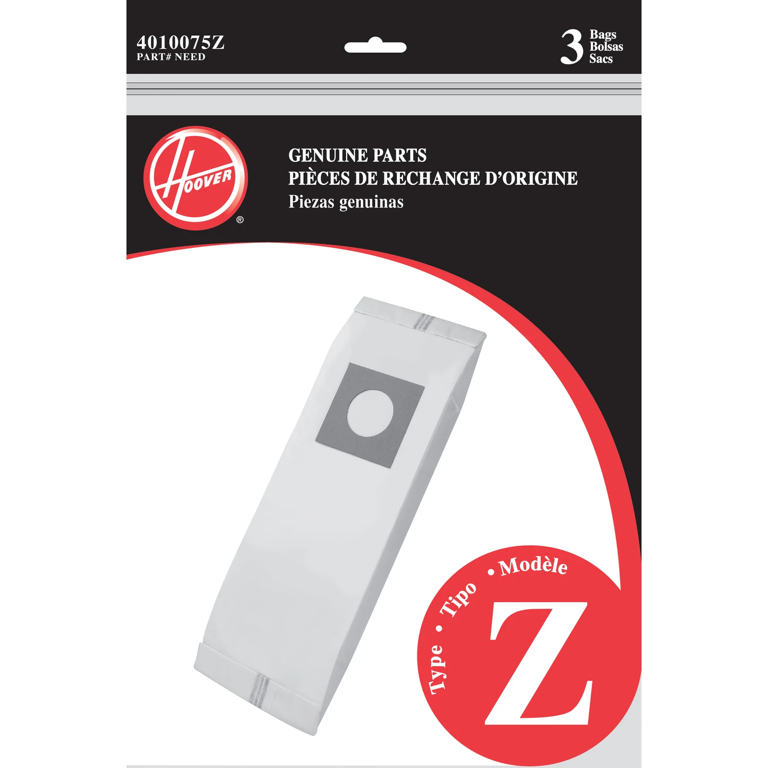 Style Z Vacuum Cleaner Bags, 3-pack