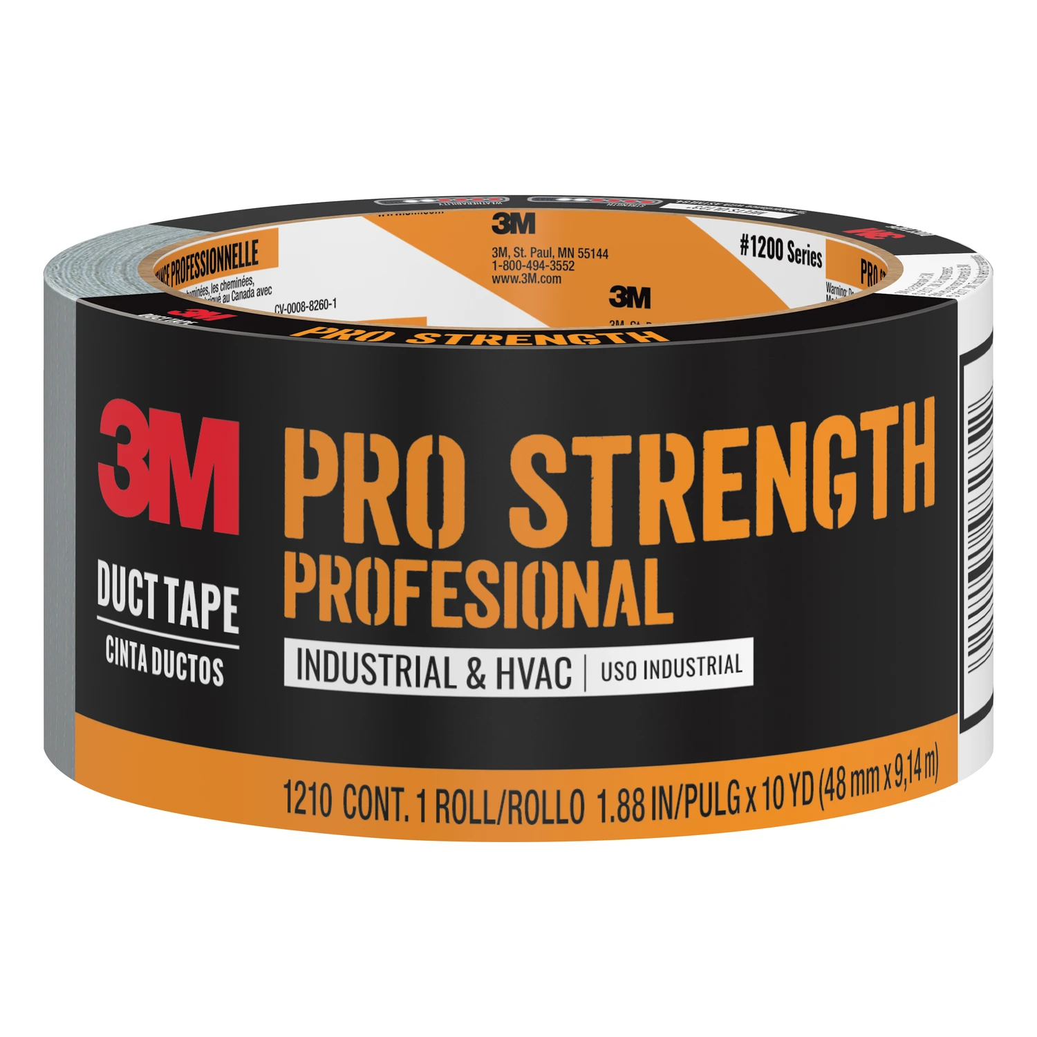 Pro Strength Duct Tape, 1.88 Inches Wide By 60 Yards Long