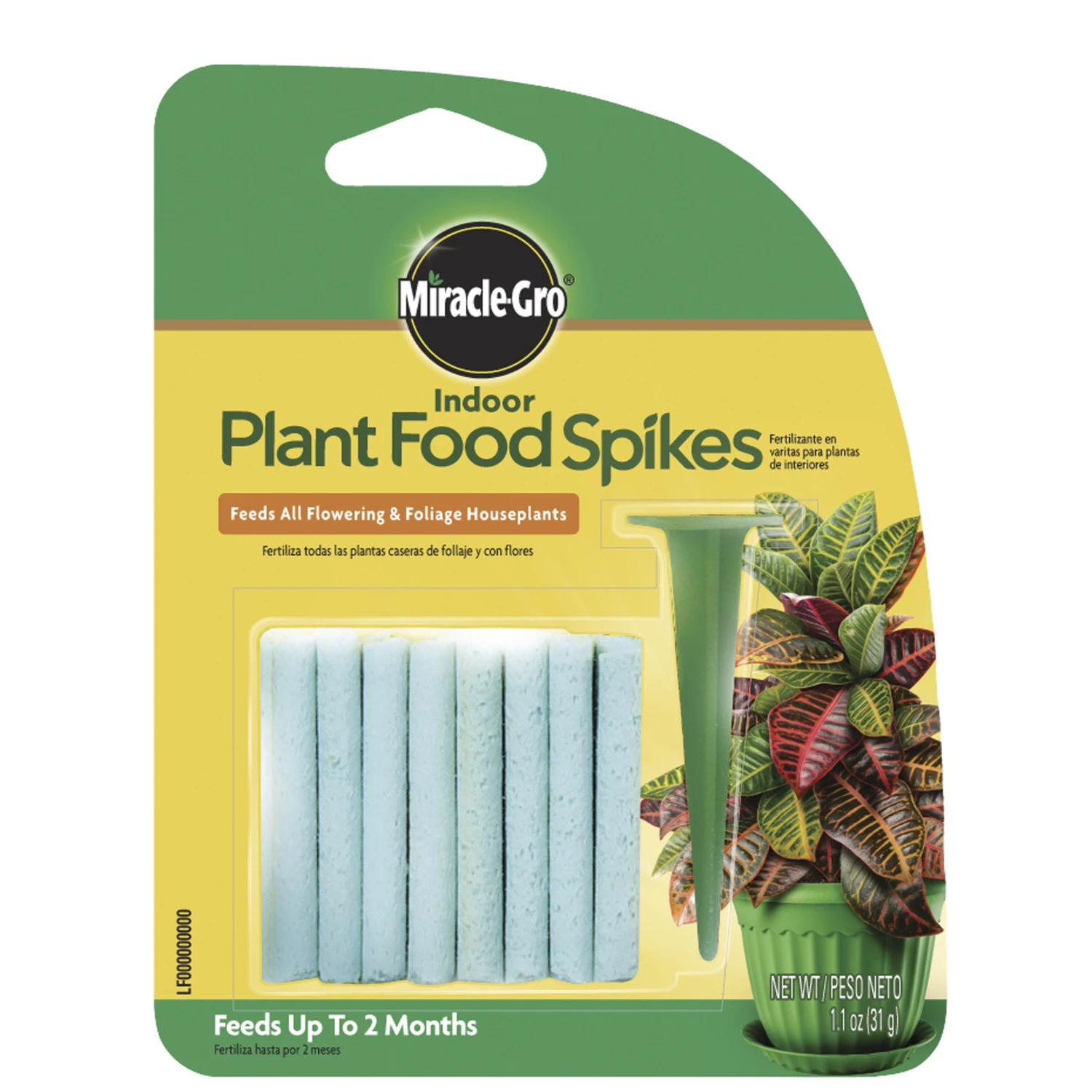 Indoor Plant Food Spikes, 24-count