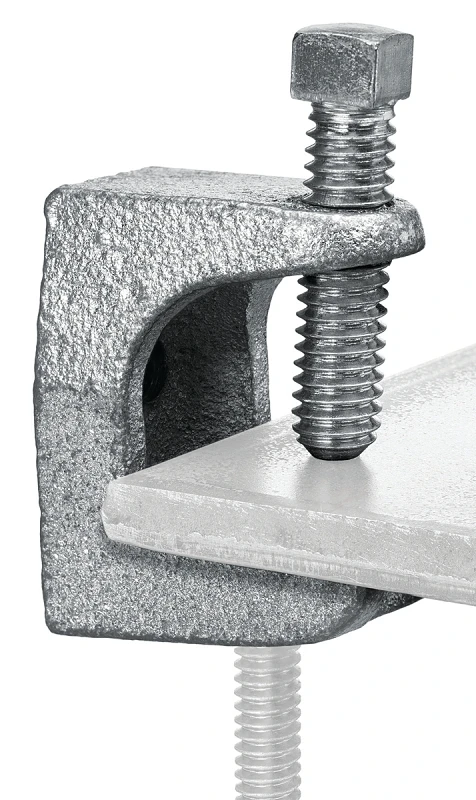 Malleable Iron Beam Clamp, 1/4 Inch Size For Secure Structural Support