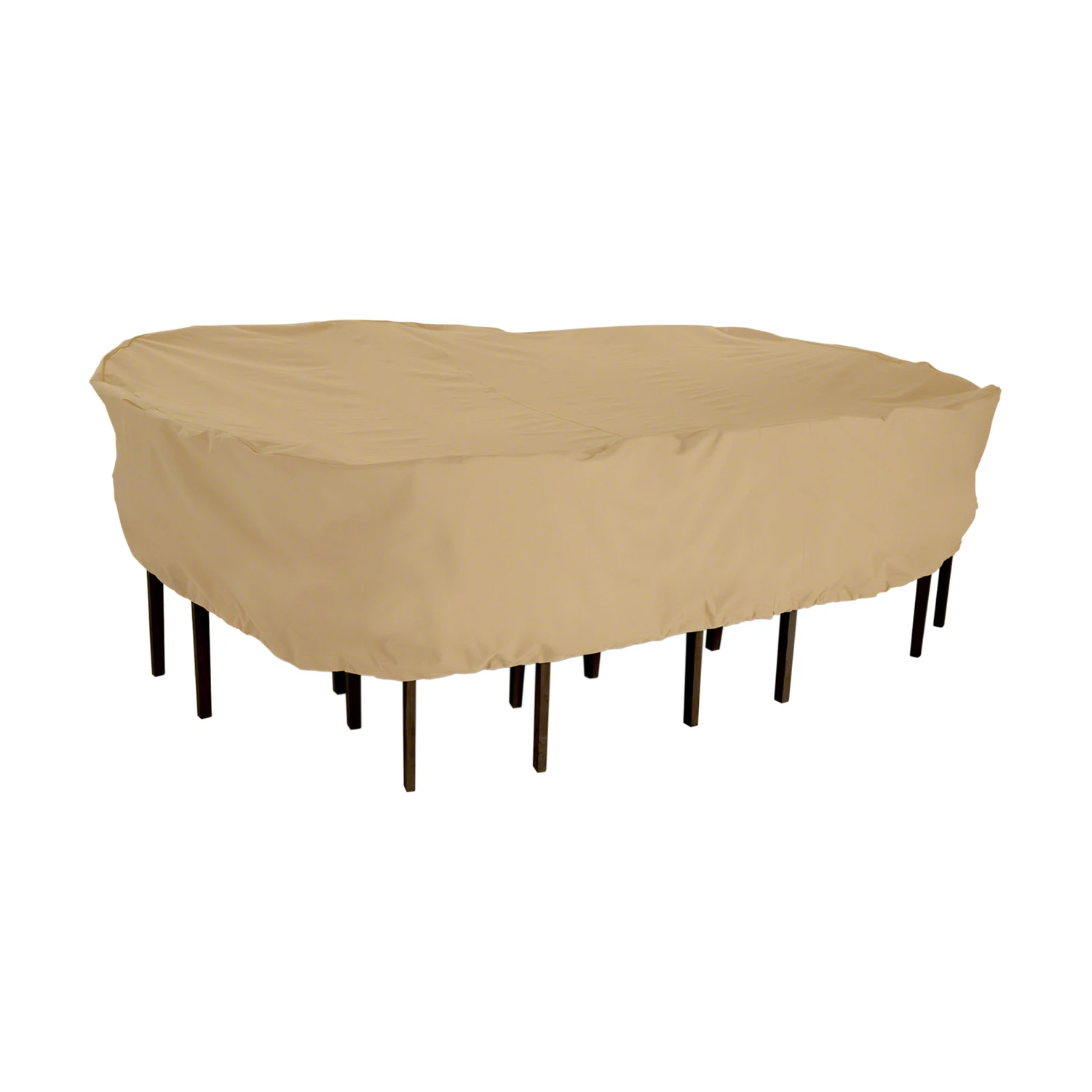 82 In. W X 23 In. H X 108 In. L Tan Poly/pvc Table Cover