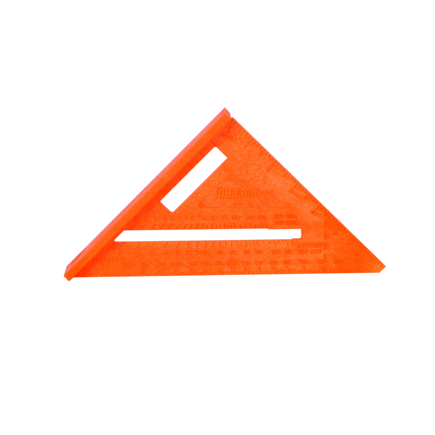 Structo Rafter Angle Square, Orange, 7 Inch Length, Durable Construction
