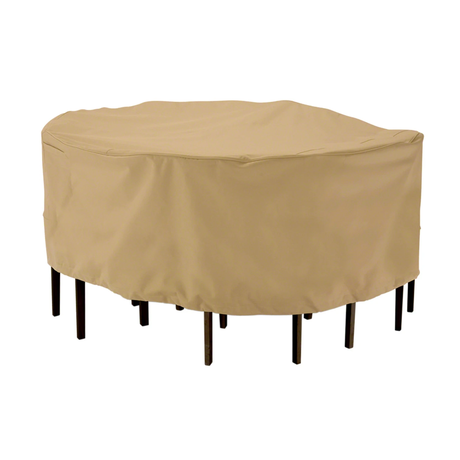 Terrazzo 23 In. H X 69 In. D Tan Polyester/pvc Table Cover