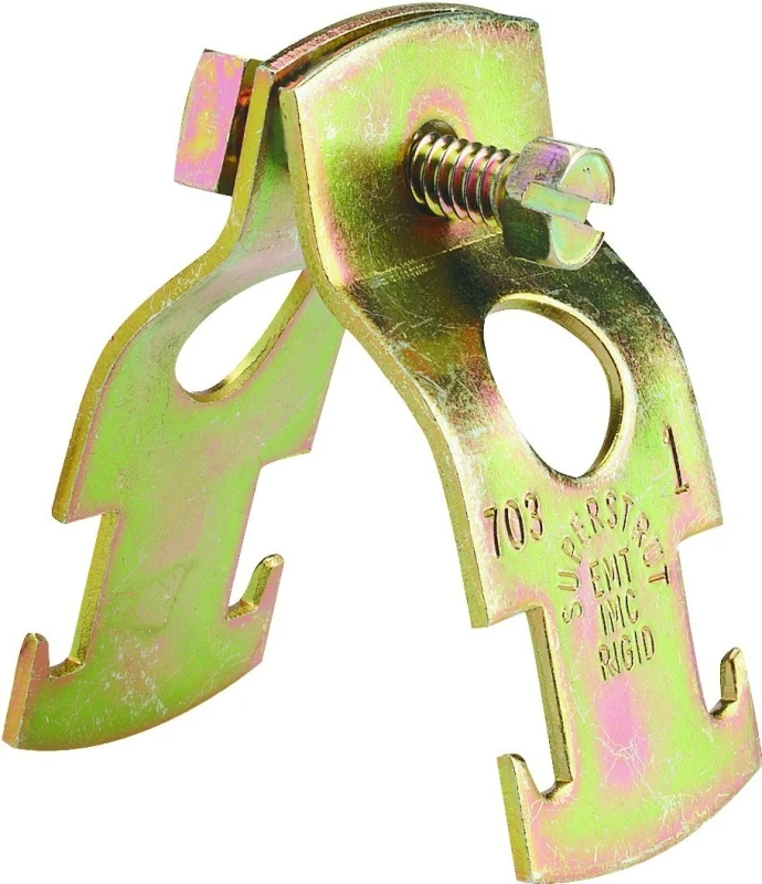 Universal Pipe Clamp, 2 Inch Diameter, Heavy Duty Metal Construction