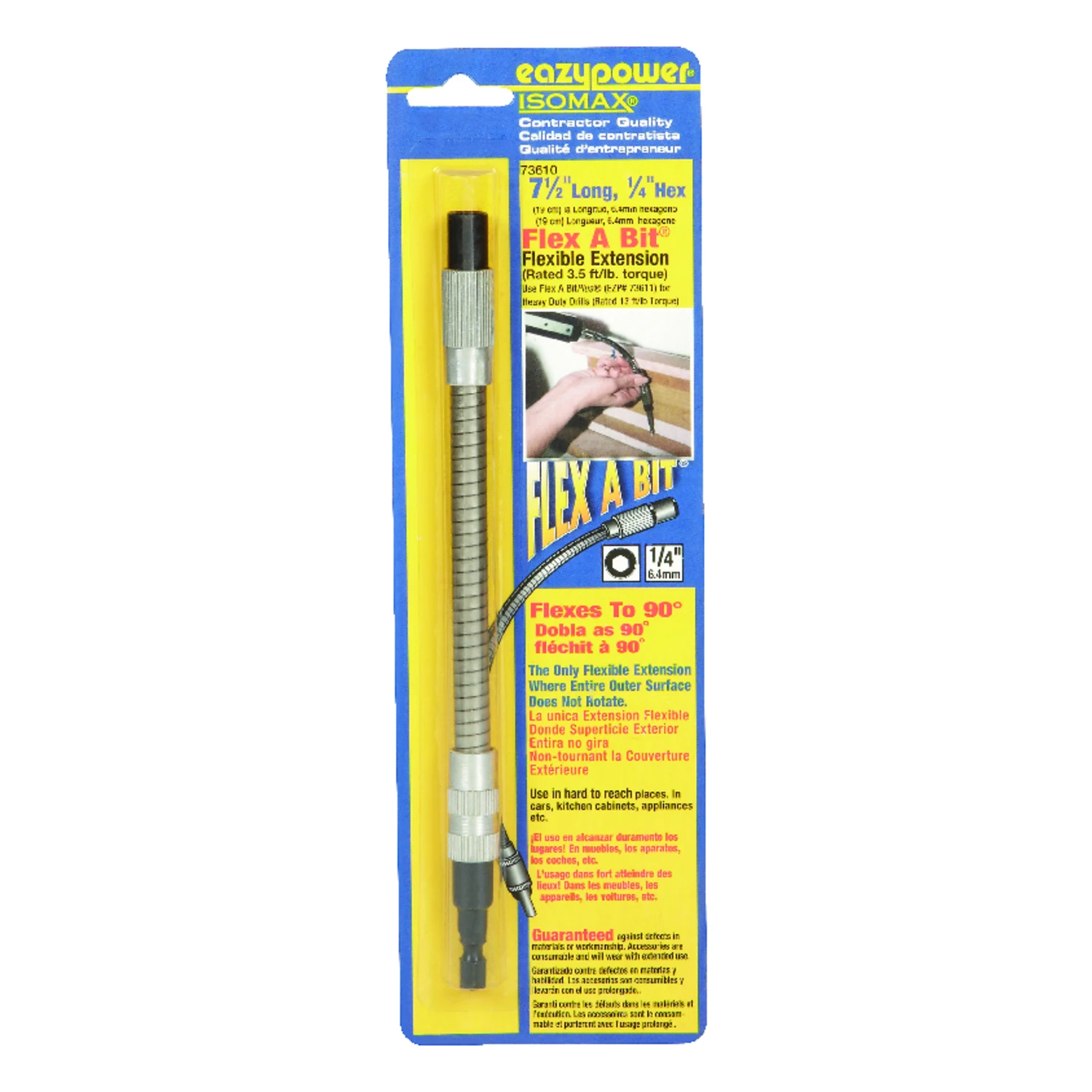 Flex-a-bit 7-1/2 In. Flexible Bit Extension With 1/4 In. Hex Shank