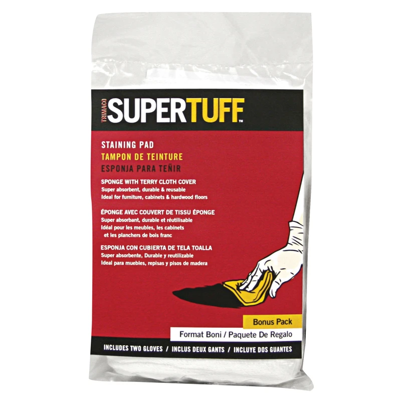 Supertuff Staining Pad Durable Applicator For Wood Stains And Finishes