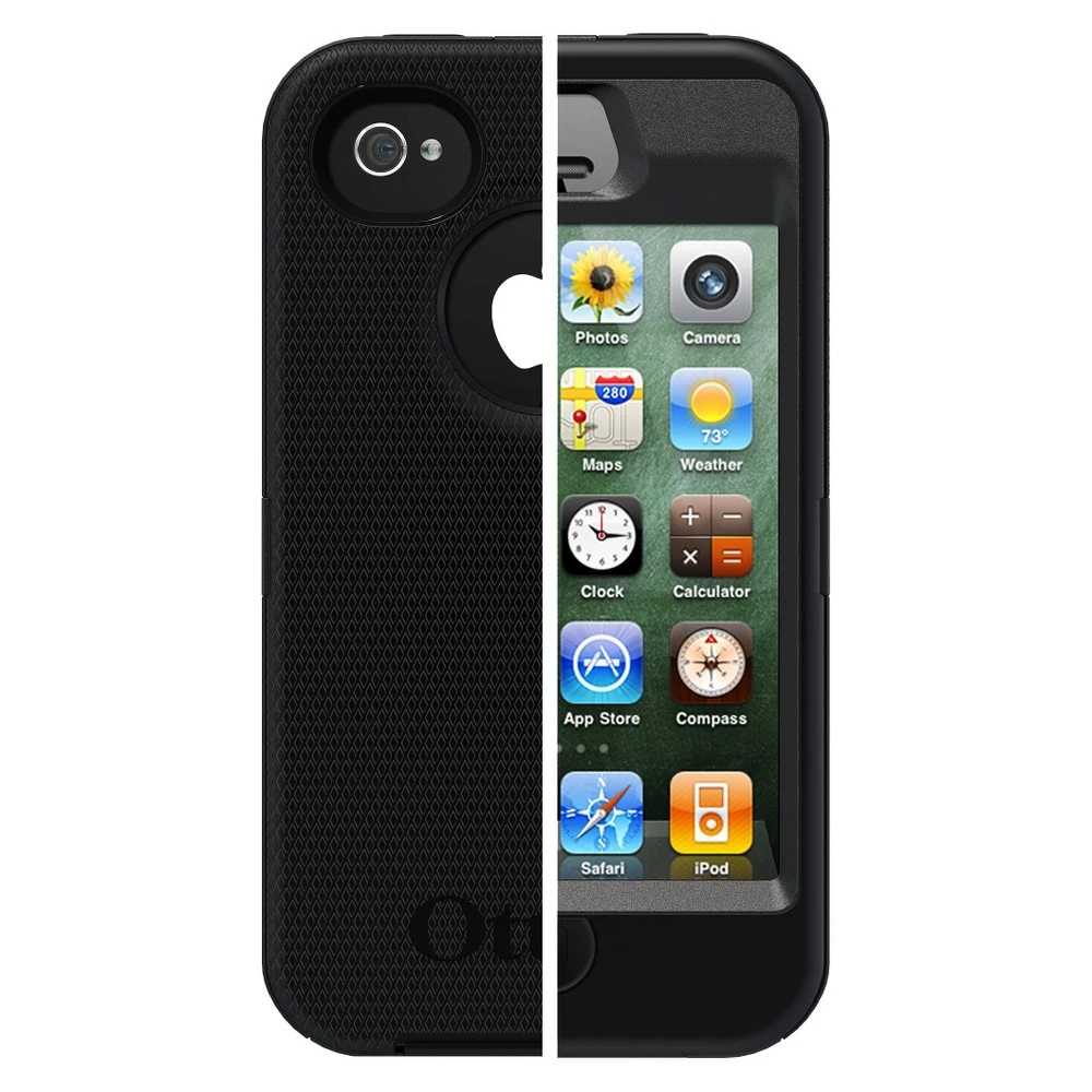 Defender Series Case For Apple Iphone 4/4s - Black