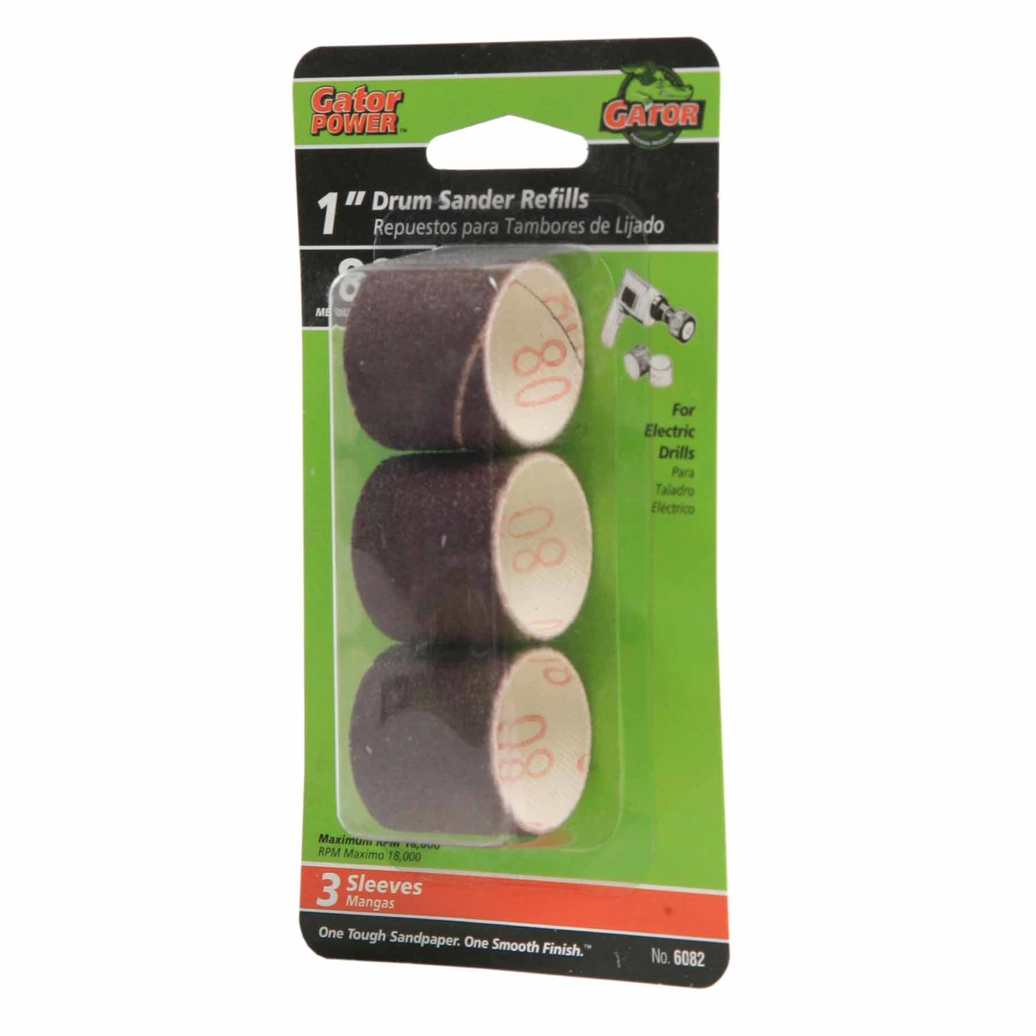 3-pack 1x1-inch Medium Resin Cloth Sleeve