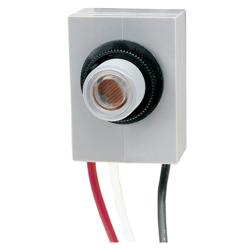 K4021c Thermal Photocontrol, 120 Volt, Fixed Position, Gray Polycarbonate