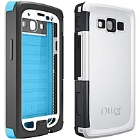 Armor Series Waterproof Case For Samsung Galaxy S3 - Arctic White/breeze Blue