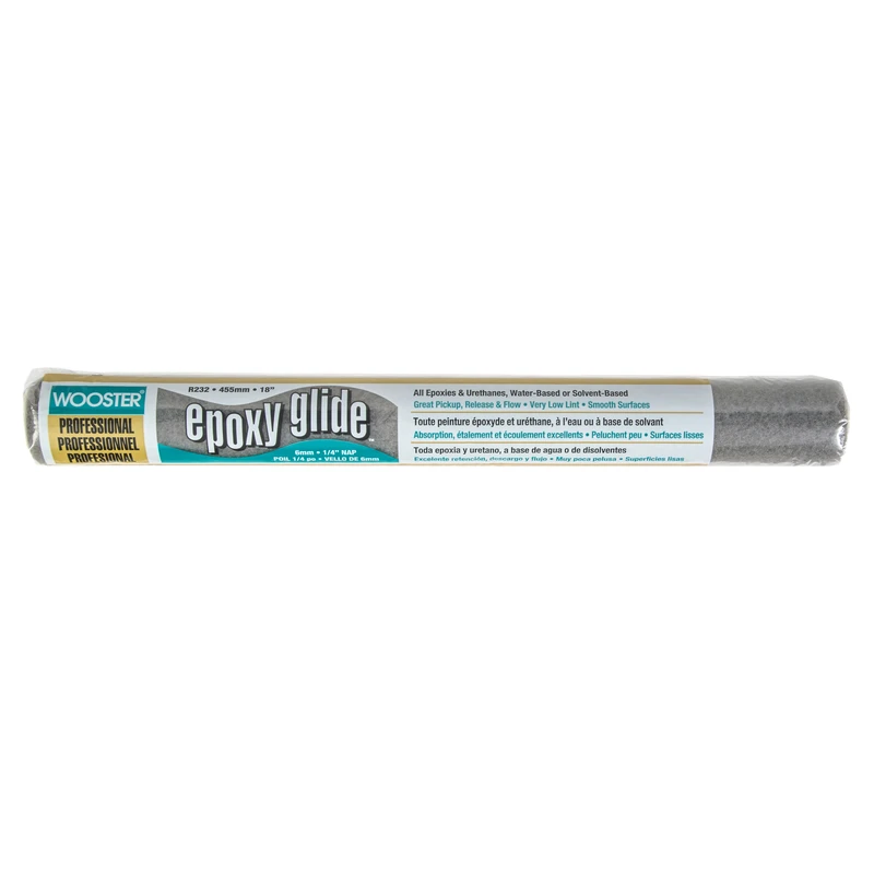 Epoxy Glide Fabric 1/4 In. X 18 In. W Regular Paint Roller Cover 1 Pk