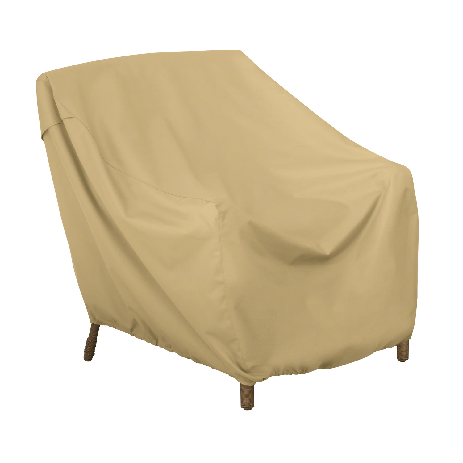 35 In. W X 30 In. H X 36 In. L Tan Polyester/pvc Chair Cover