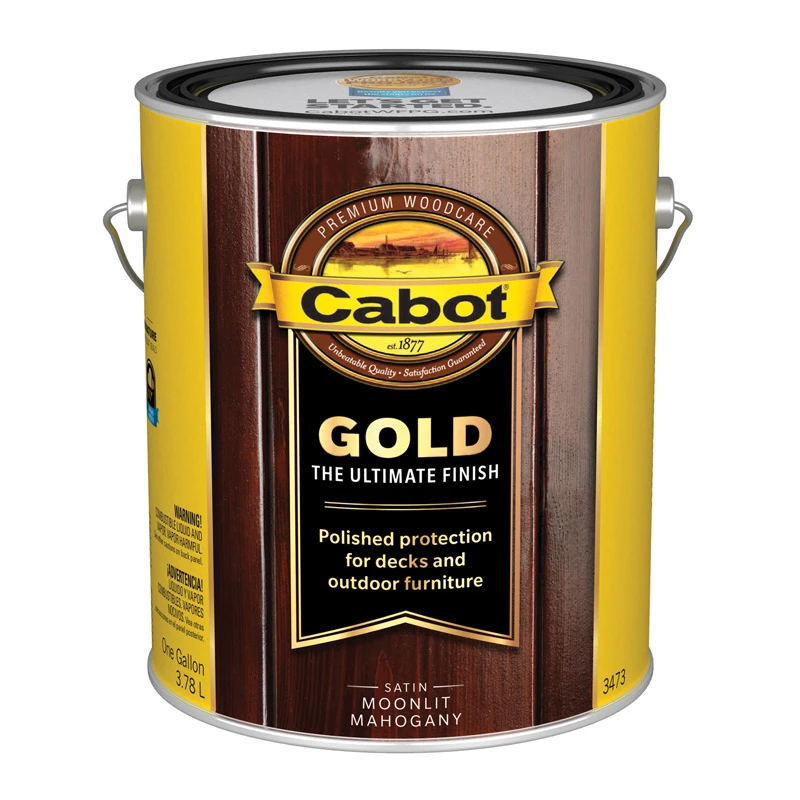 Gold Ultimate Exterior Wood Finish, Moonlit Mahogany, 1 Gallon