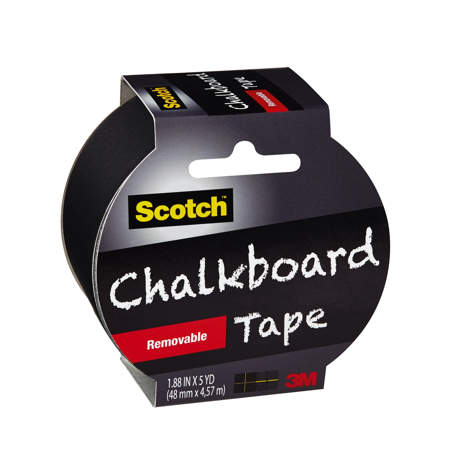 Chalkboard Tape, 1.88 Inches Wide By 5 Yards Long