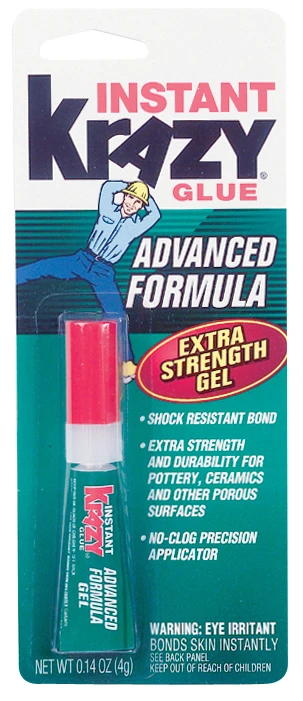 Advanced Precision Glue Gel, 4 Gram Tube, Fast Drying, Clear Adhesive