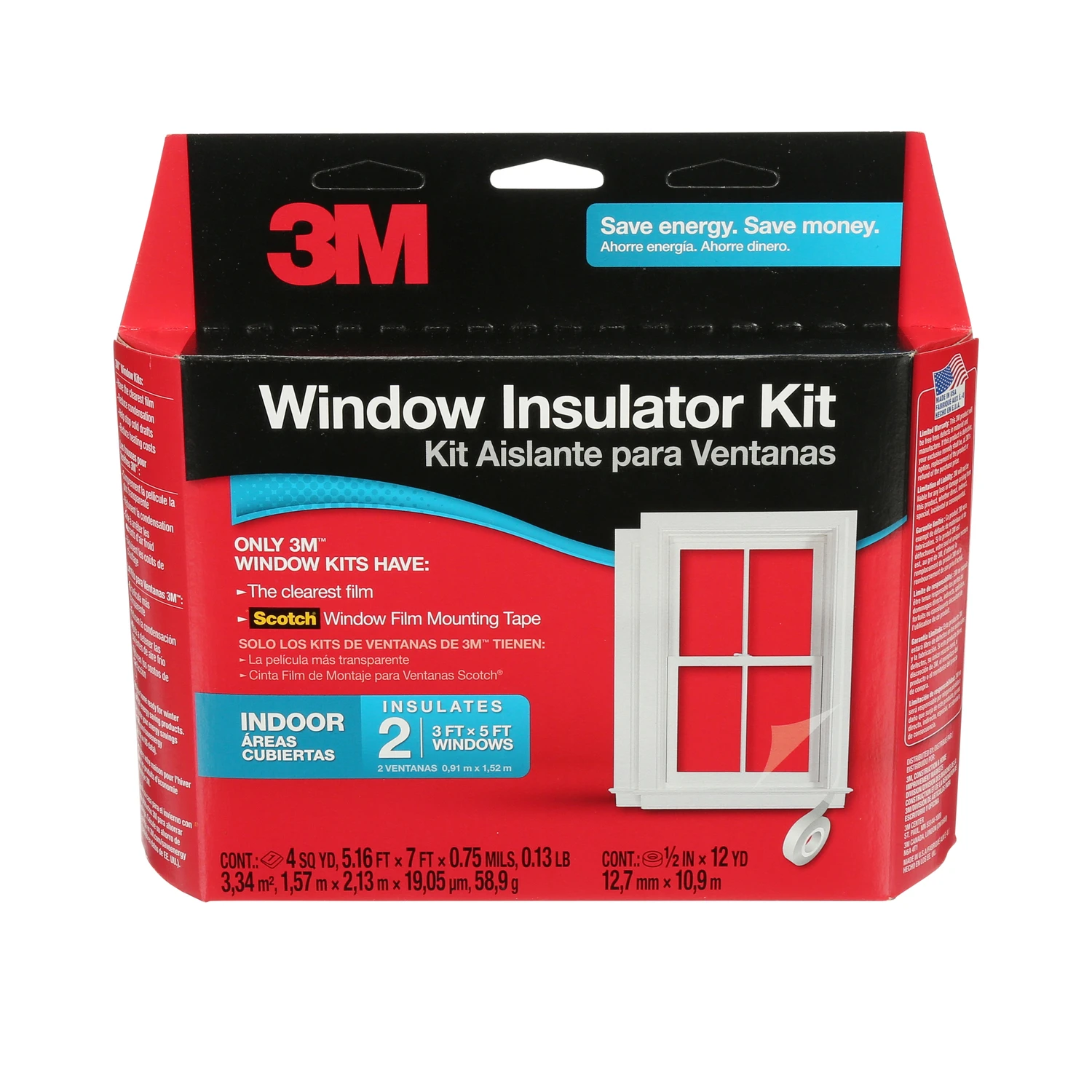 Interior Window Insulator Kit, 2-pack