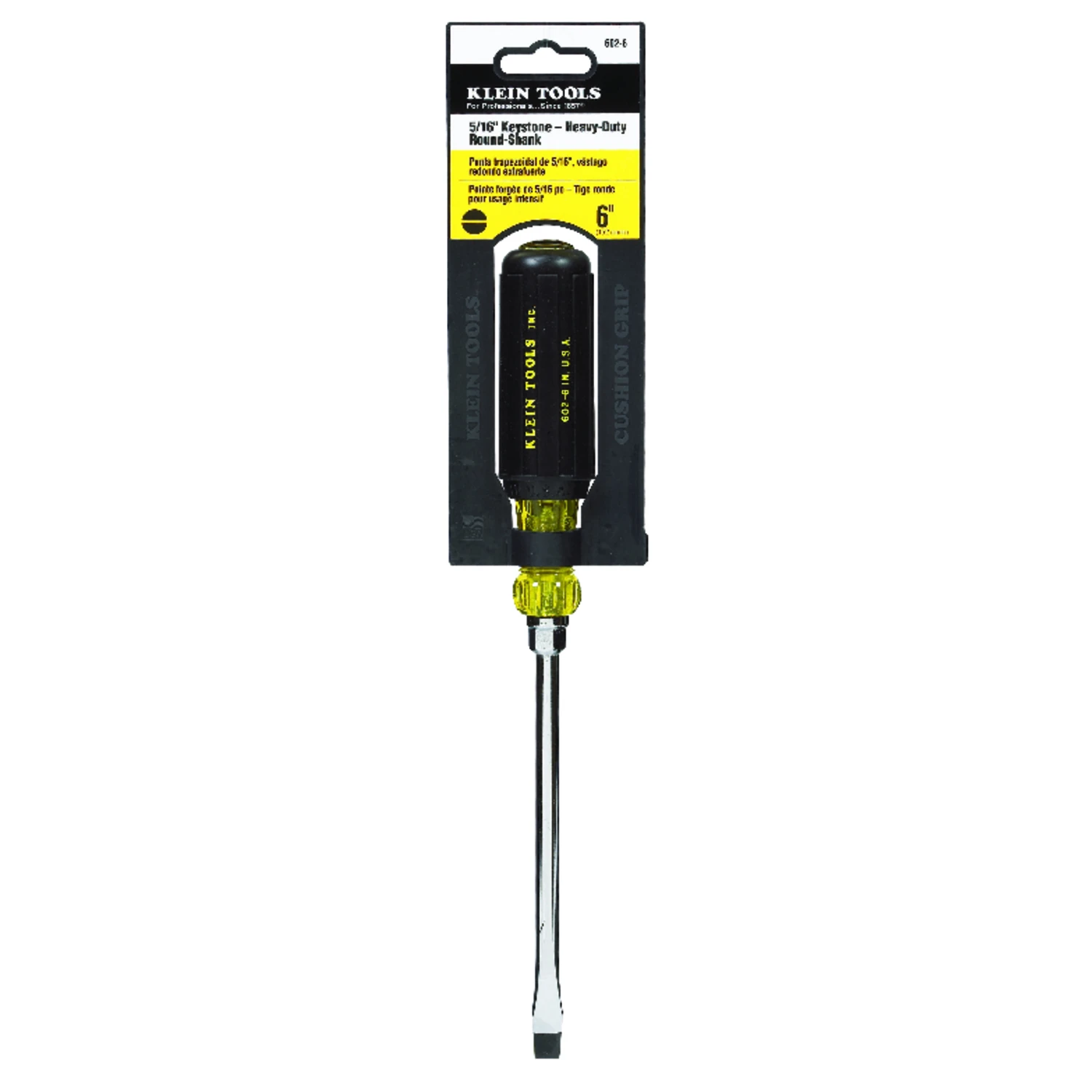 5/16 Inch By 6 Inch Cushion-grip Screwdriver With Keystone Tip