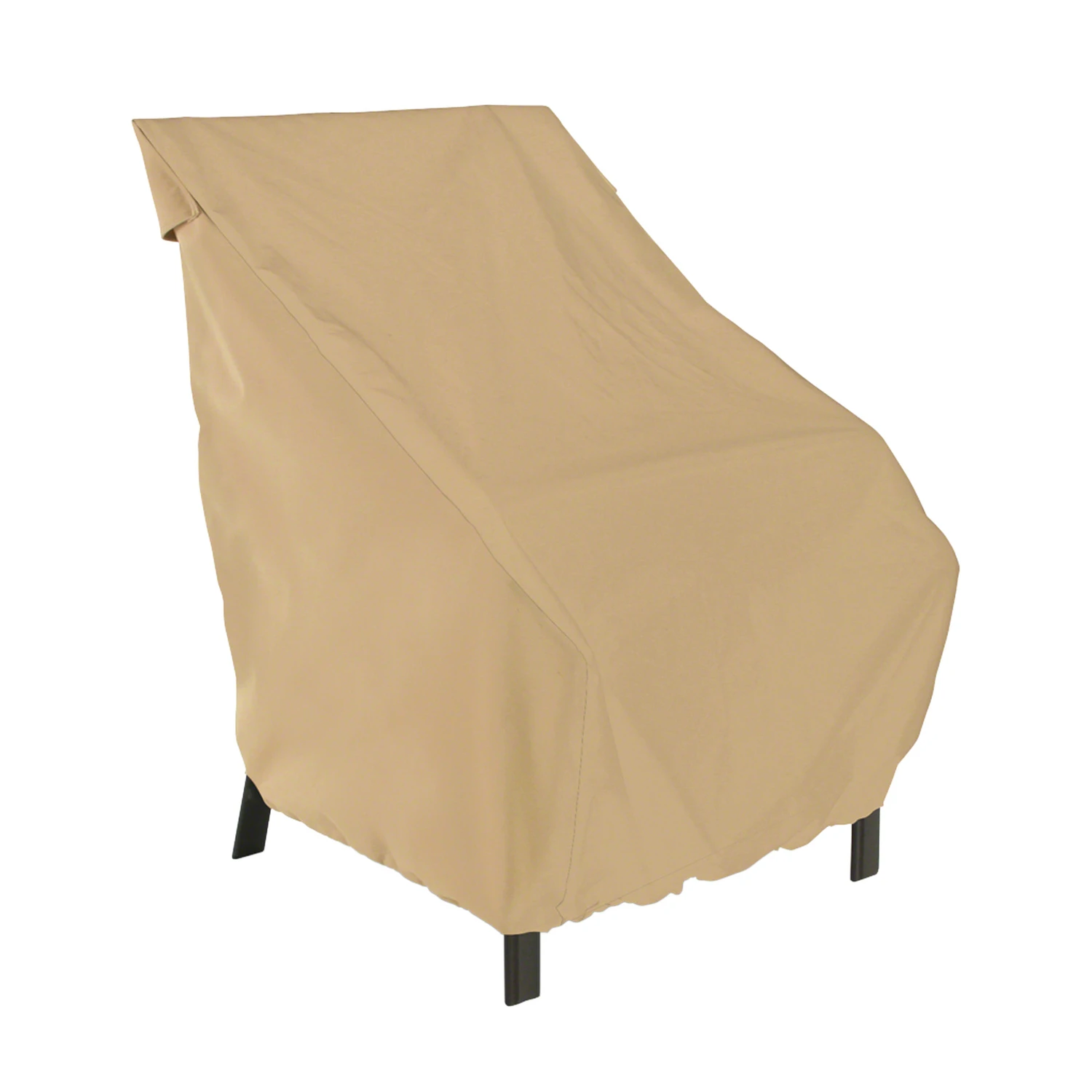 26 In. W X 34 In. H X 25 In. L Tan Polyester/pvc Chair Cover