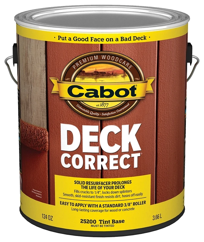 Deck Correct Deck Stain, 1 Gallon, Wood Deck And Fence Stain And Brightener