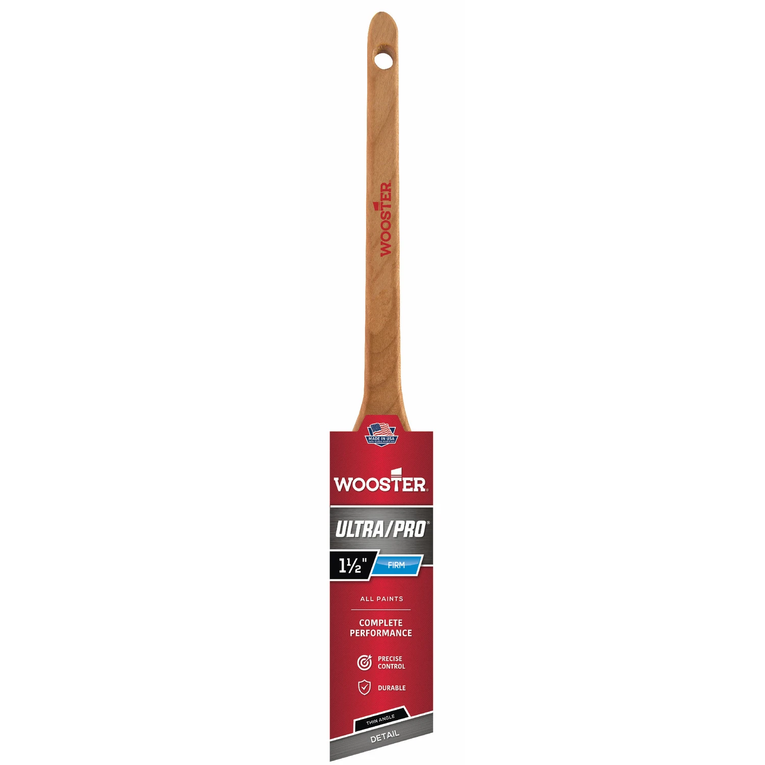 Ultra Pro Firm Willow Thin Angle Sash Paint Brush 1.5 Inch