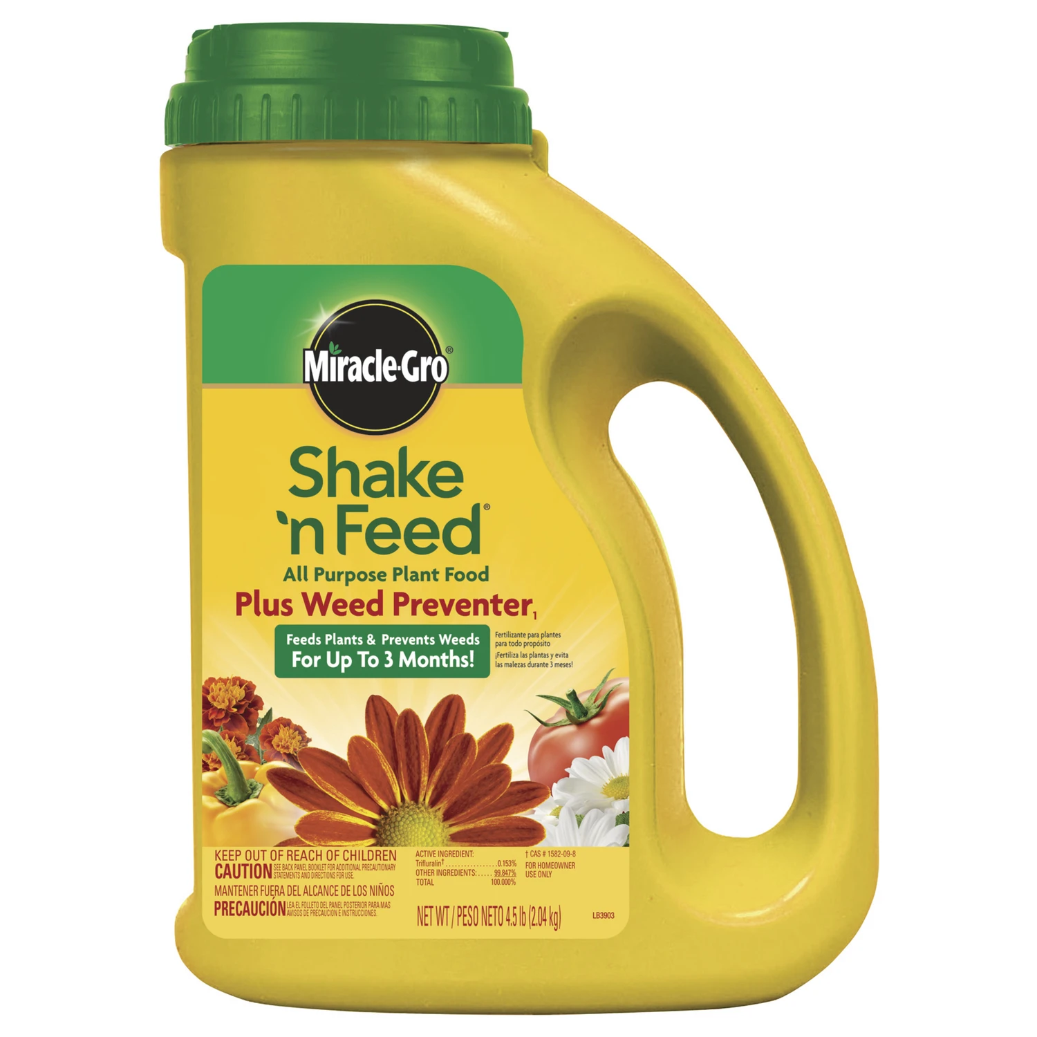 Shake And Feed All Purpose Plant Food Plus Weed Preventer, 4.5 Pounds