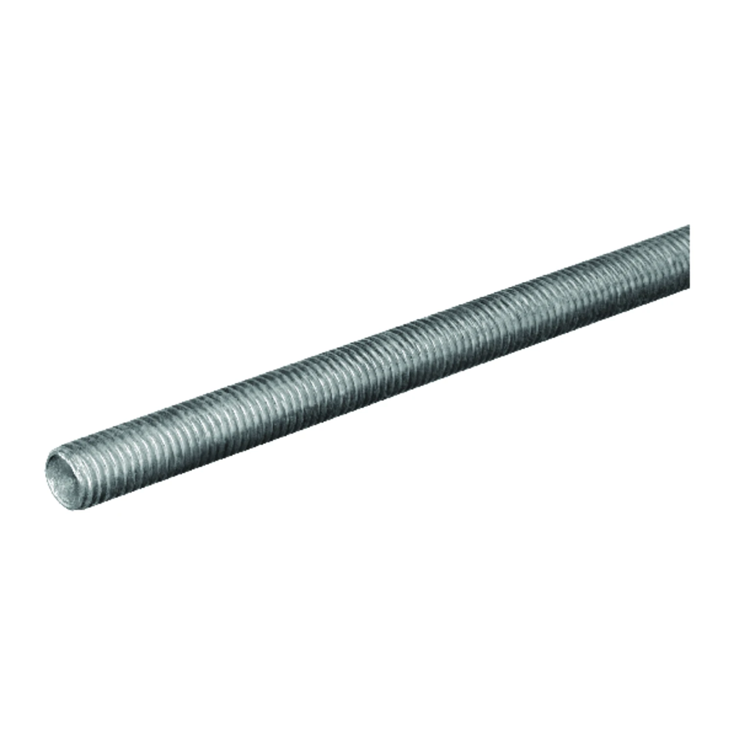 Threaded Steel Rod Zinc Plated 20 Threads Per Inch 1/4 Inch By 12 Inch