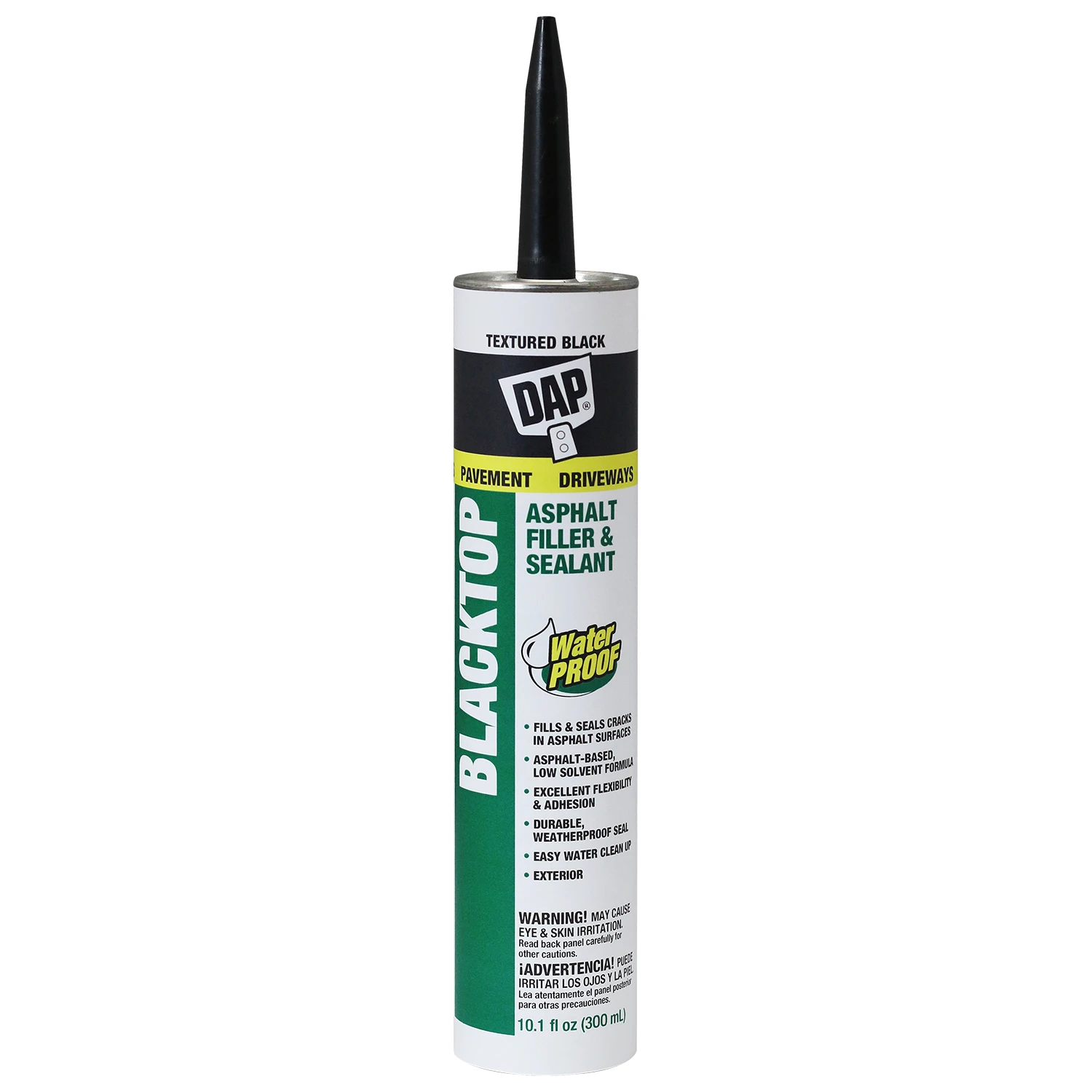 Asphalt Sealant, 10.1 Ounce Tube For Crack Repair And Pavement Protection