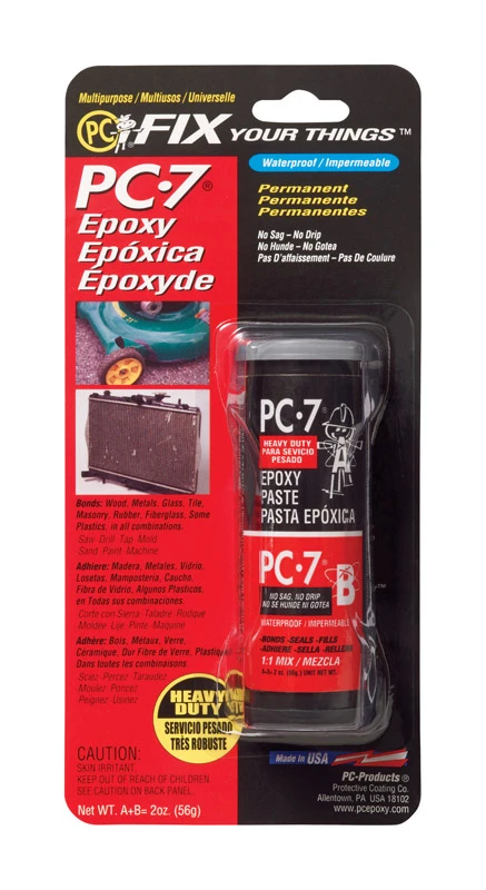 Pc7 Epoxy Paste, 2 Ounce Tube, Multi-purpose Adhesive And Filler