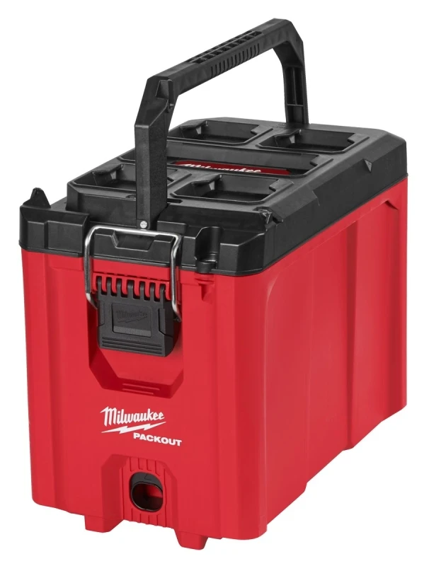 Packout 10 In. Compact Toolbox, 75 Lb. Capacity, Black/red