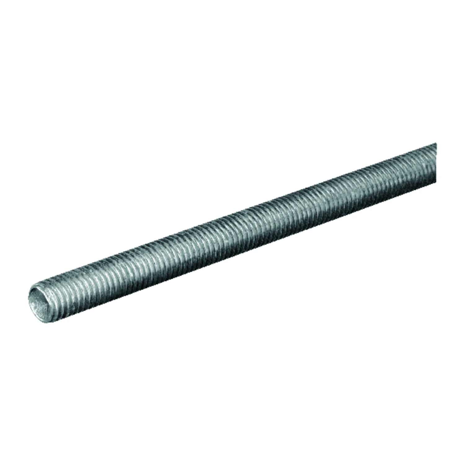 Threaded Steel Rod Zinc Plated 14 Threads Per Inch 7/16 Inch Diameter 24 Inch Length