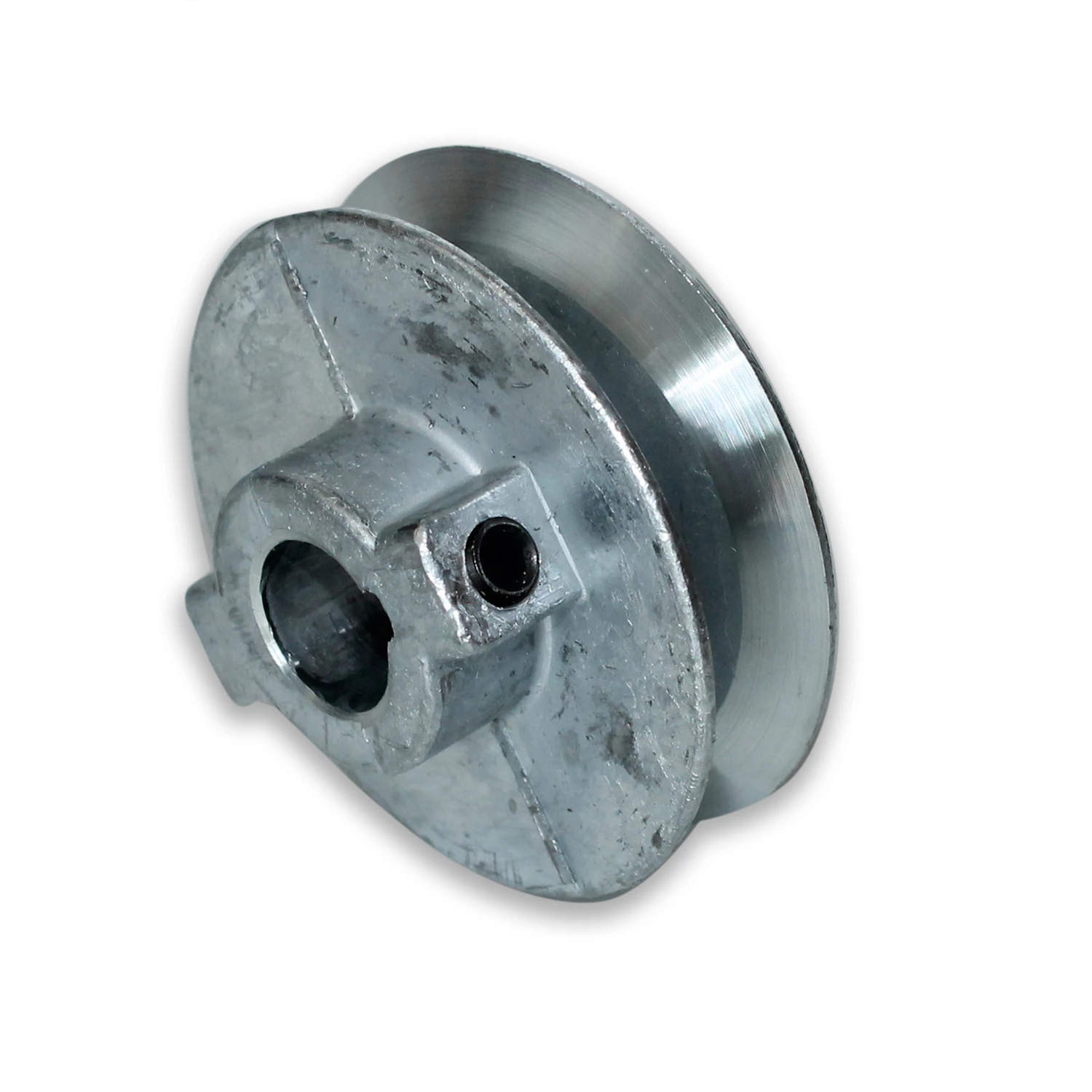 V-groove Die-cast Pulley With 0.75 Inch Bore And 2.5 Inch Diameter