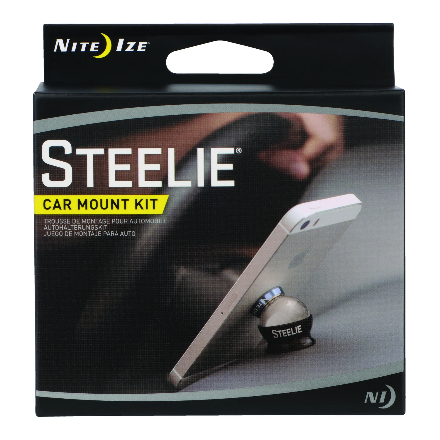 Steelie Car Phone Mounting Kit With Magnetic Socket And Ball Joint For Secure Device Attachment