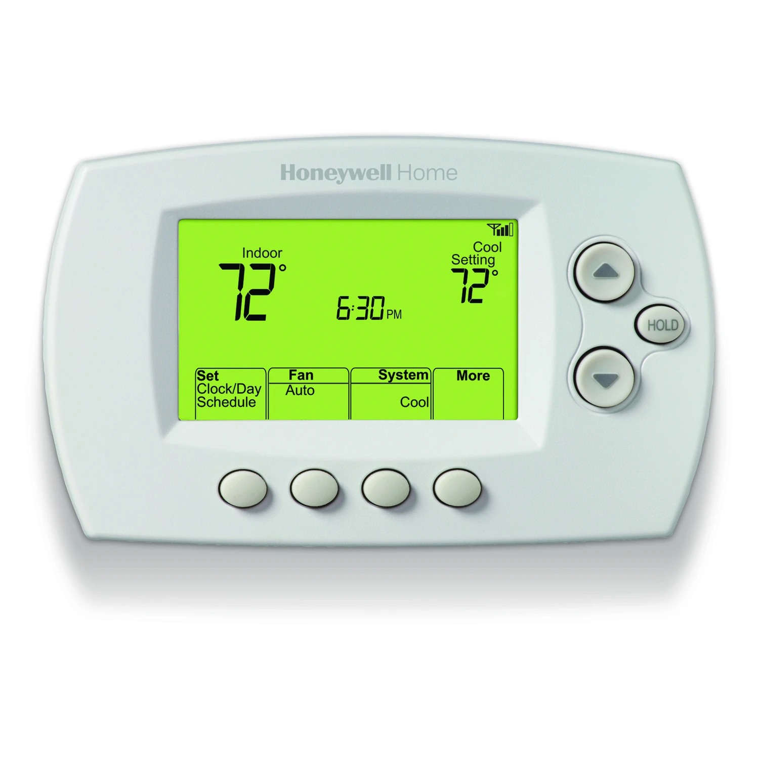 Wi-fi Programmable Thermostat With Touchscreen Display And Energy Saving Features