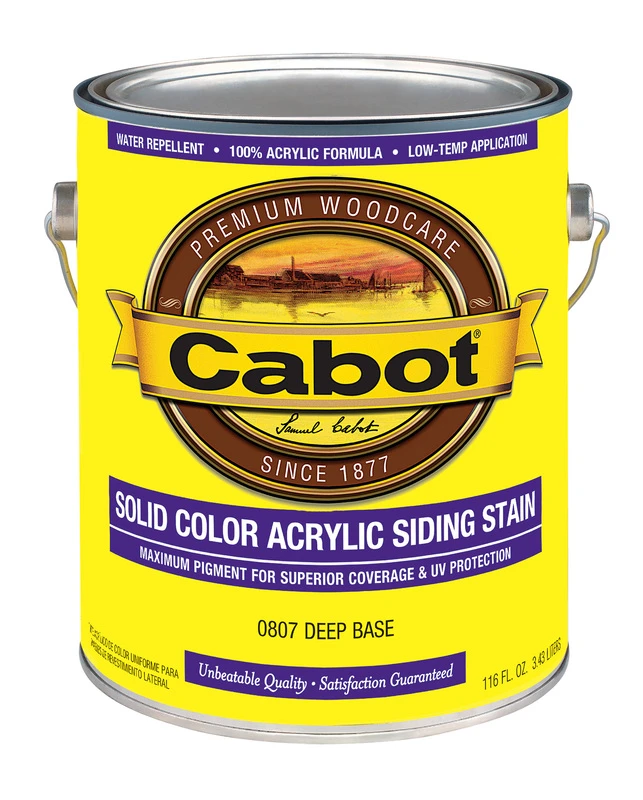 Deep Base Acrylic Exterior Siding Stain, 1 Gallon Container