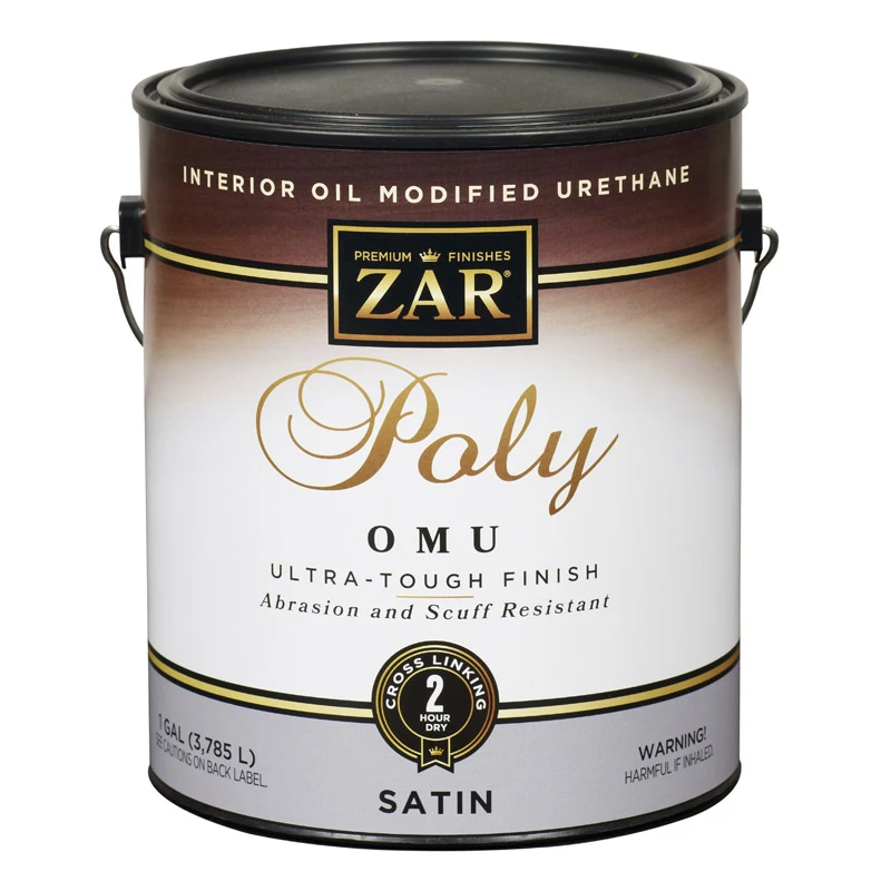 Polyurethane Oil Modified Wood Finish Interior Satin 1 Gallon