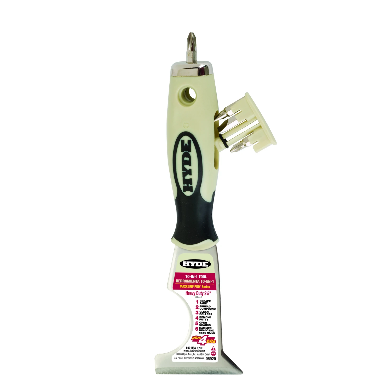 Pro Project 10-in-1 Multi-purpose Painter's Tool With Screwdriver Bits