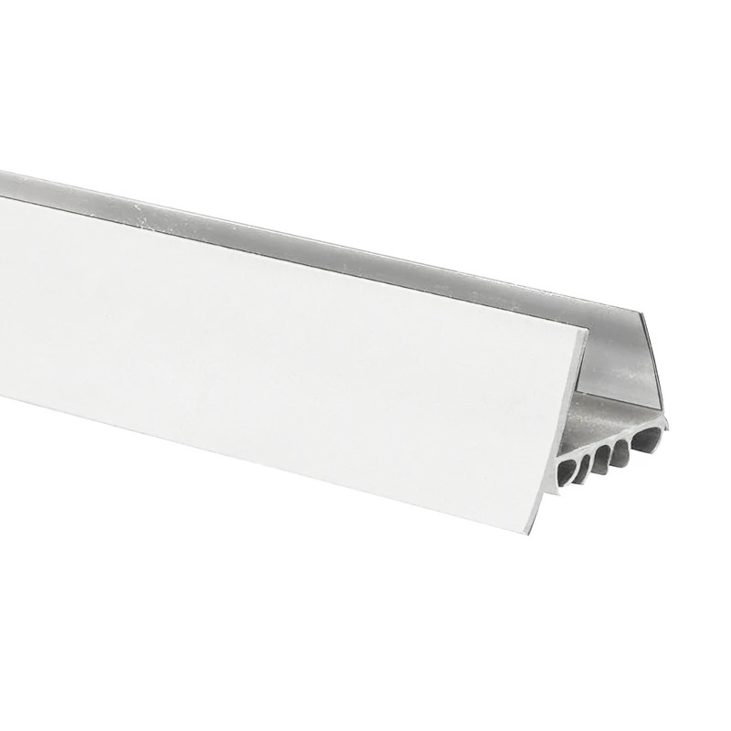 White Slide-on Door Sweep And Draft Stop, 36 Inches Length