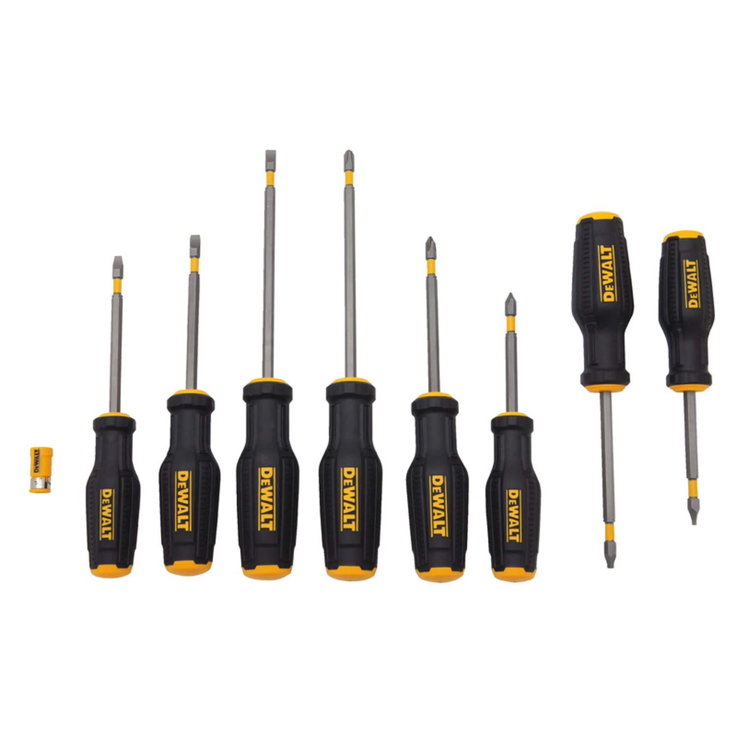 Max Fit Screwdriver Set, 8 Piece, Includes Various Sizes For Versatile Use