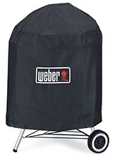 Premium Vinyl 24-inch Charcoal Kettle Grill Cover For 18.5-inch Grills