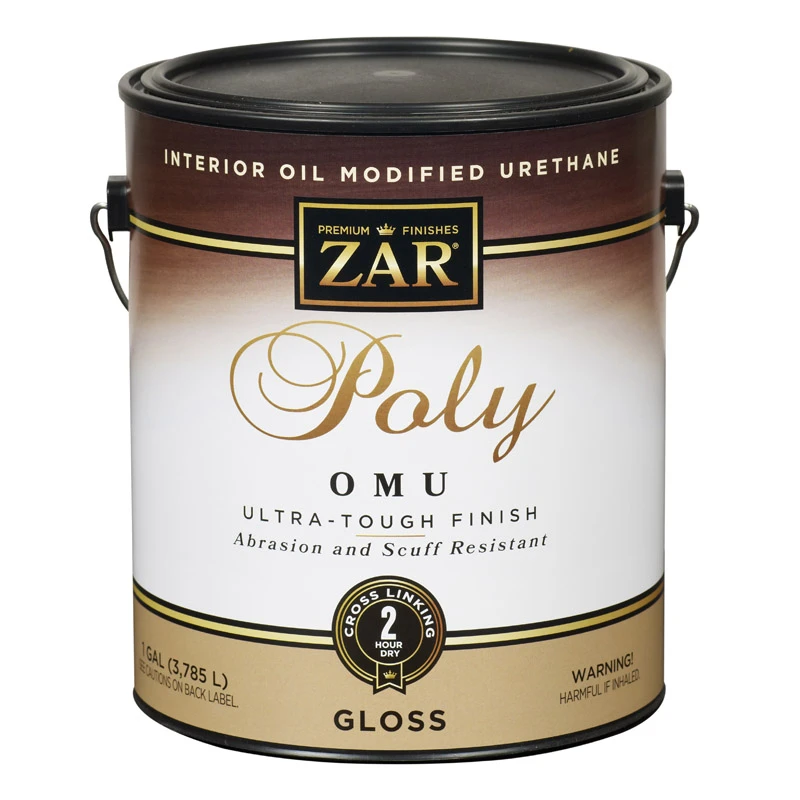 Interior Oil Modified Wood Finish Polyurethane Clear Gloss 1 Gallon