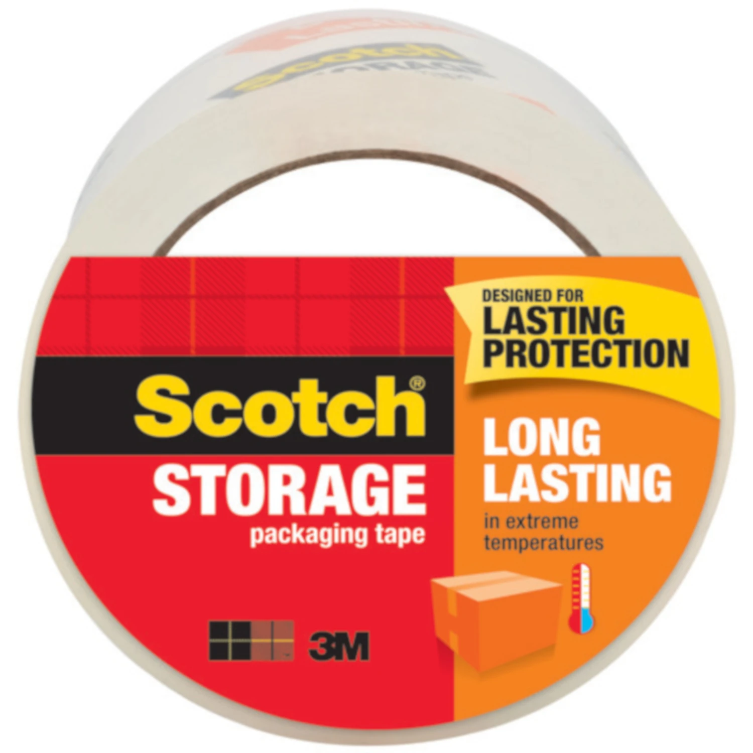 Clear Storage Tape, 1.88 Inches Wide By 54.6 Yards Long