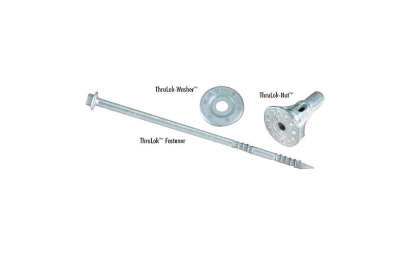 #0 X 7-in Silver Ecoat Hex-head Interior/exterior Structural Wood Screws (6-count)