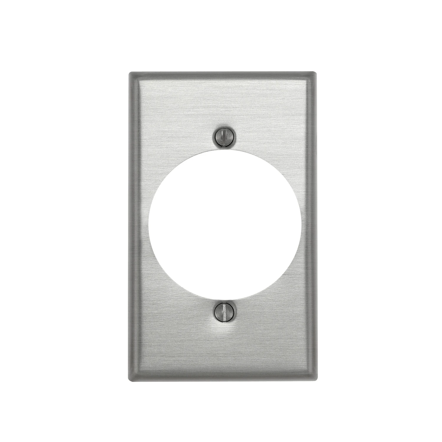 1 Gang Aluminum Receptacle Wall Plate 1 Pk