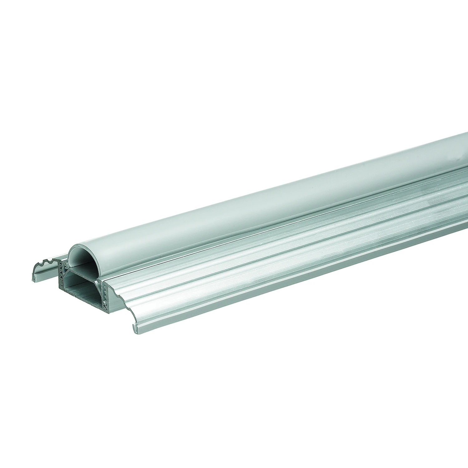 Adjustable Silver Aluminum Door Threshold, 3 And 1/2 Inches By 7/8 Inches By 36 Inches